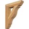 Ekena Millwork Funston Slat Rough Sawn Bracket, Western Red Cedar, 4"W x 20"D x 24"H BKT04X20X24FST06RWR - alternate 1